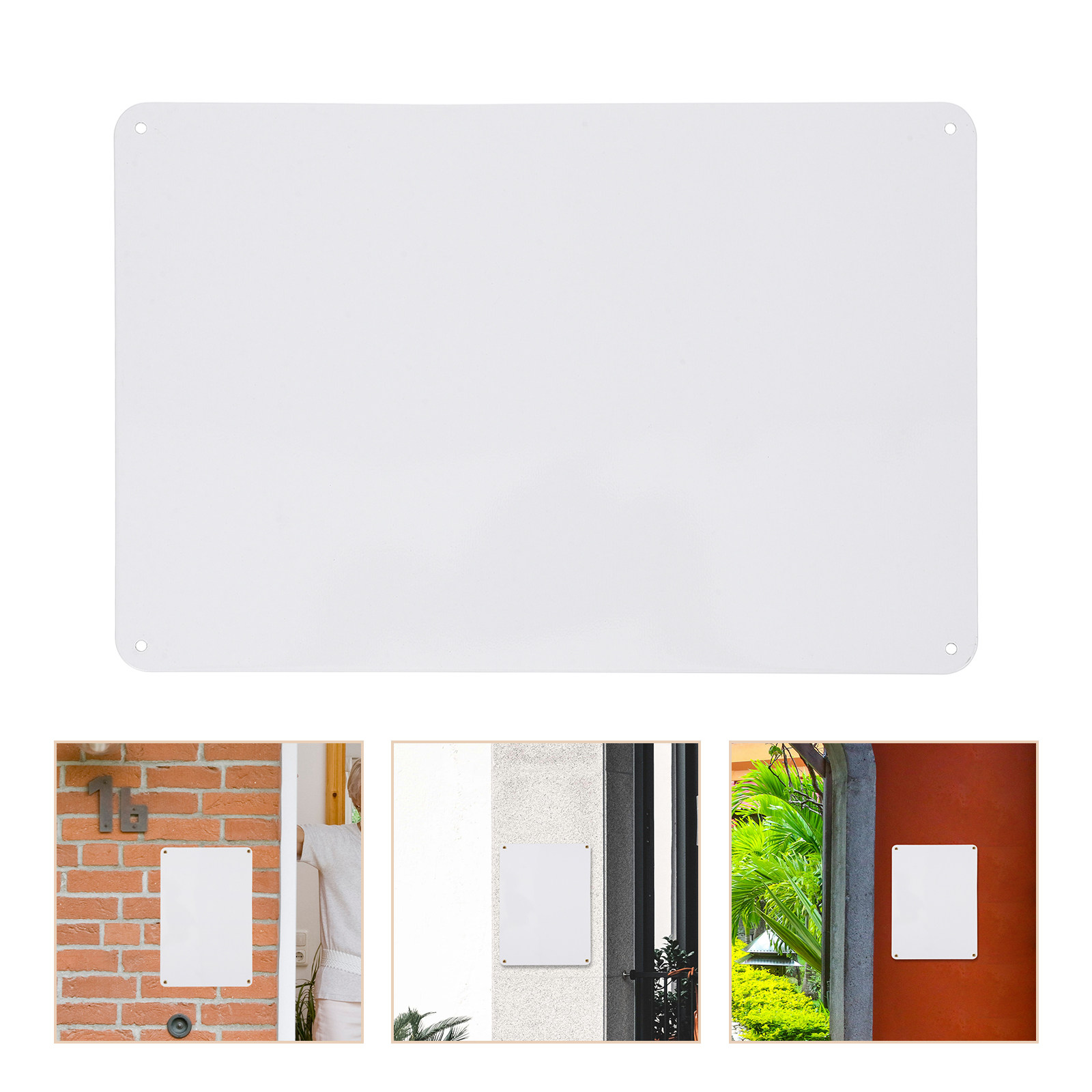 Yard Sign Blank - 2 個のブランクメタル昇華サインブリキサインブランクショップヤードマーカー用 DIY 装飾クラフト昇華メタルブランク