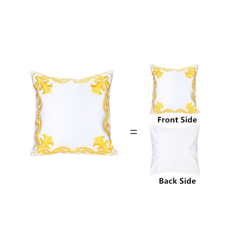 Pillow Cover Sublimation - 高級昇華ブランク正方形枕カバー ソファ ホームデコレーション リビングルーム ベッド 椅子