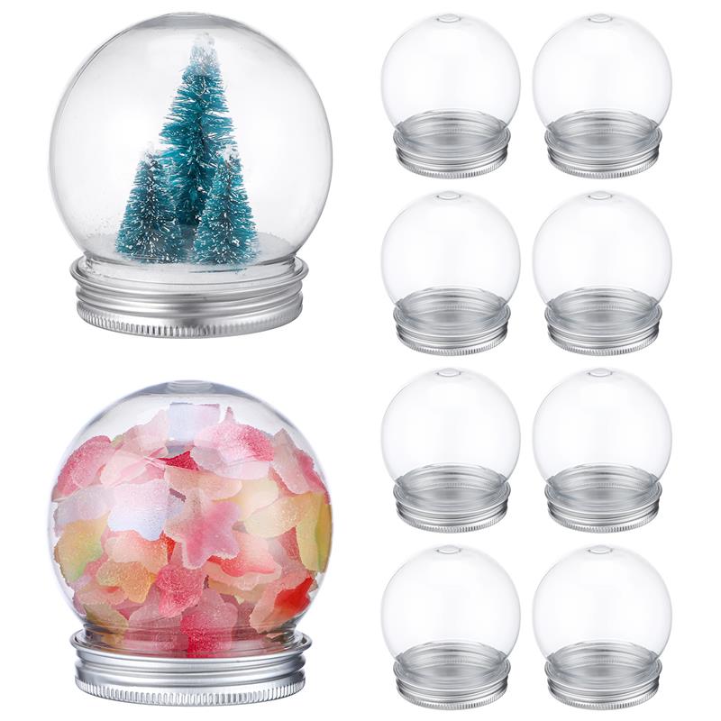 Water Bottle Blank - 10個入り 150/270/300ml DIYスノーグローブ 空の水球 プラスチックボトル クリスマス製作小道具