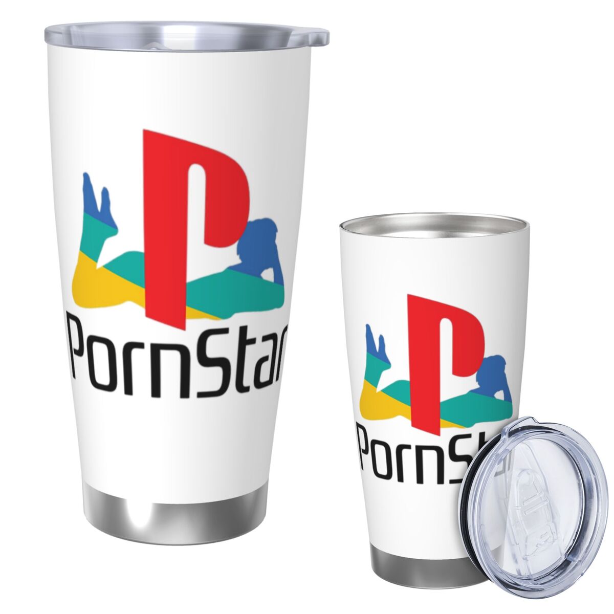 Tumbler 20Oz White - PSプロンスター ホワイト ステンレススチール タンブラー 真空断熱マグ 保温保冷カップ