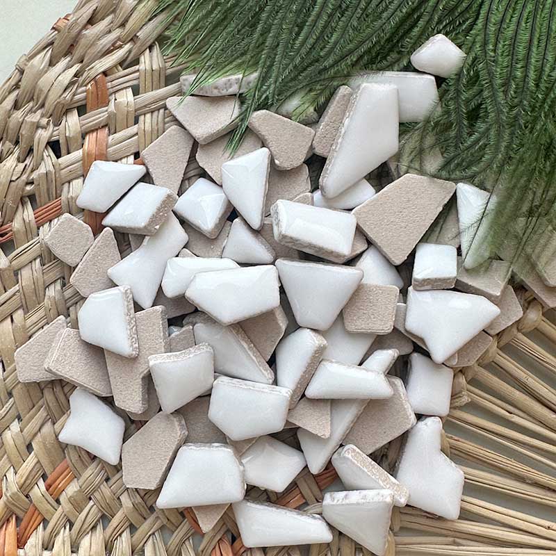 100 グラム磁器モザイクタイル DIY クラフトセラミック - Ceramic Tile Blank のレビューと価格