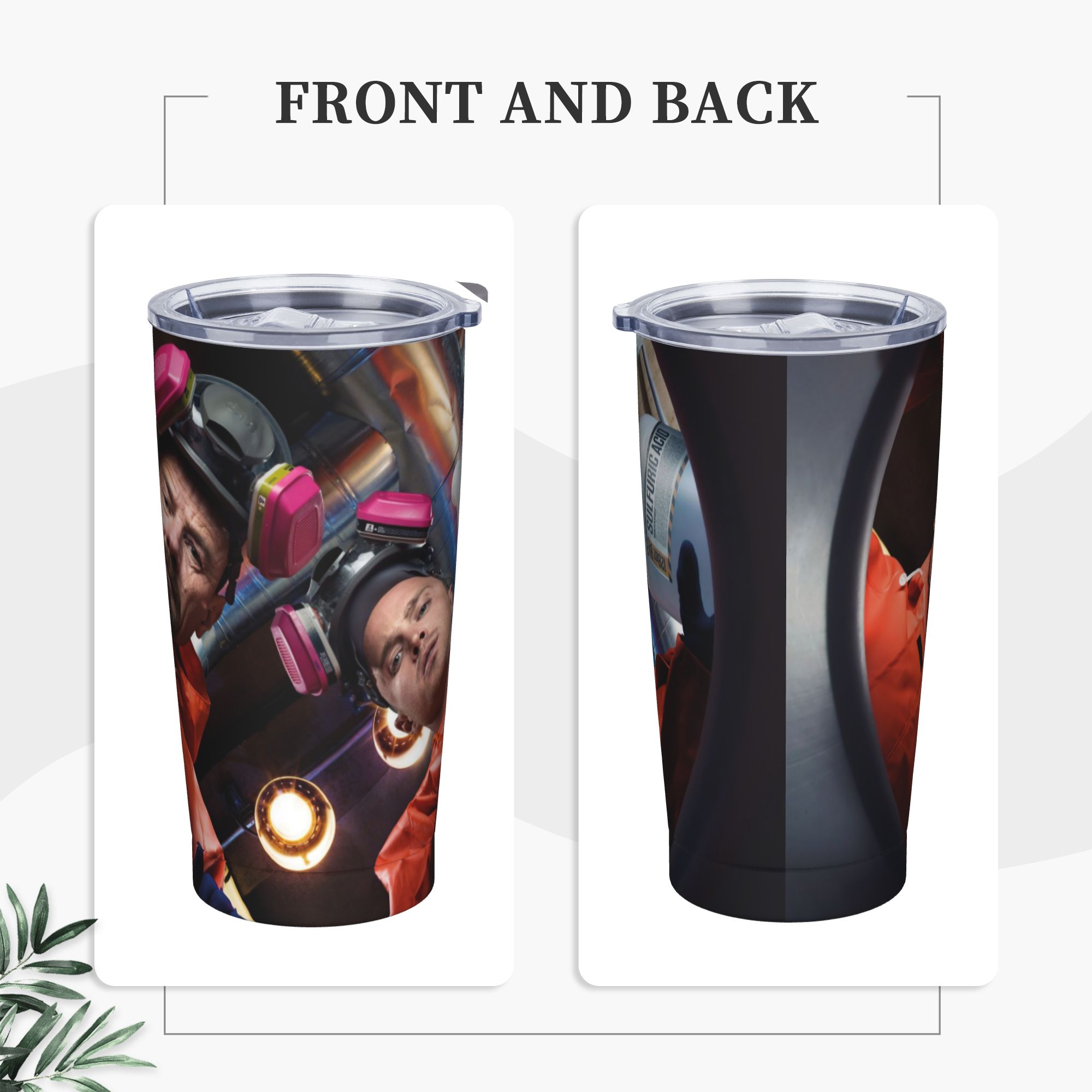 ウォルター・ホワイト・ピンクマン タンブラー 真空断熱 ブレ - Tumbler 20Oz White のレビューと価格