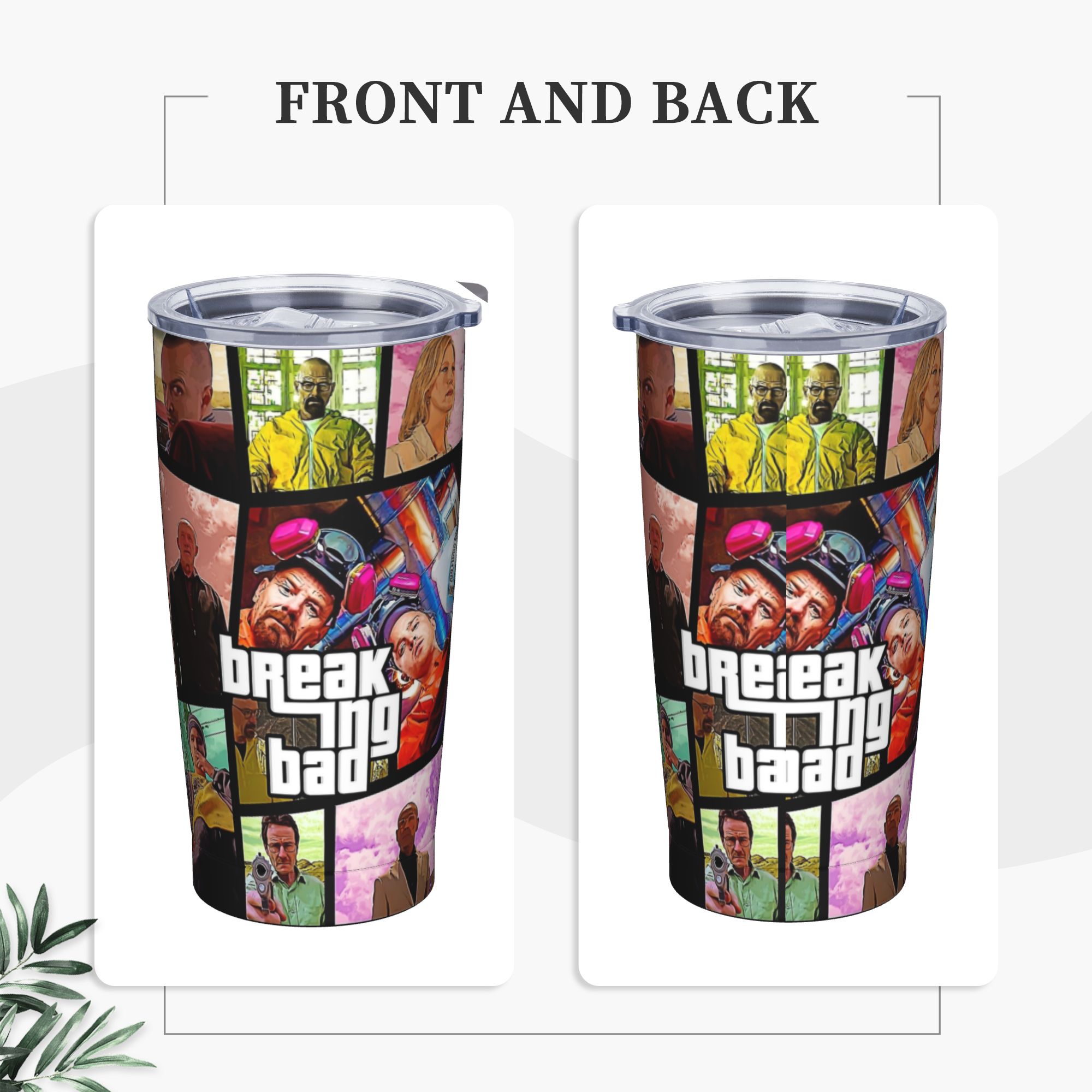 ブレイキング・バッド ウォルター・ホワイト ポスター柄 断熱 - Tumbler 20Oz White のレビューと価格