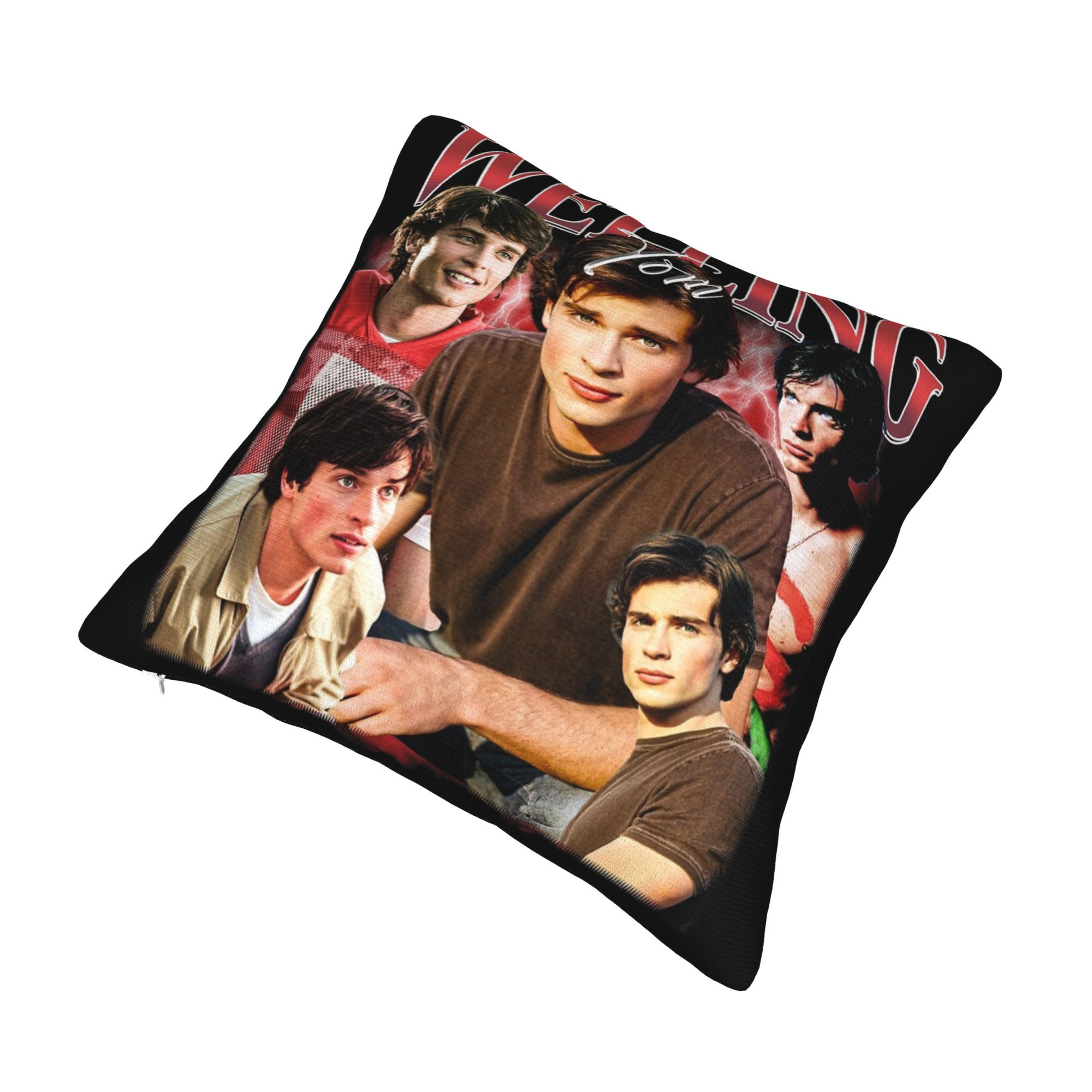 ヴィンテージ ウェリング トム ヒートド ライバルリティ 枕 - Pillow Cover Sublimation のレビューと価格