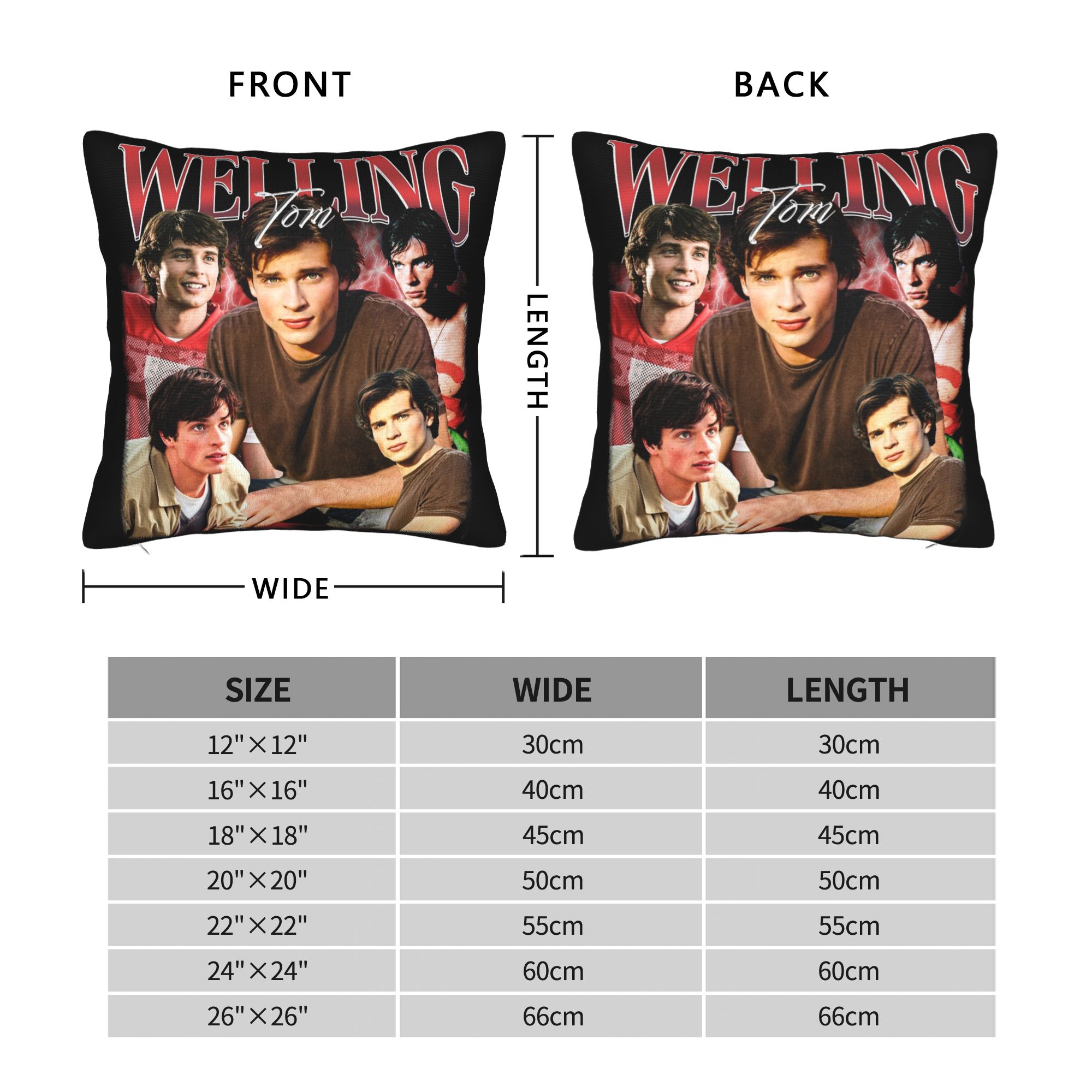 ヴィンテージ ウェリング トム ヒートド ライバルリティ 枕 - Pillow Cover Sublimation のレビューと価格