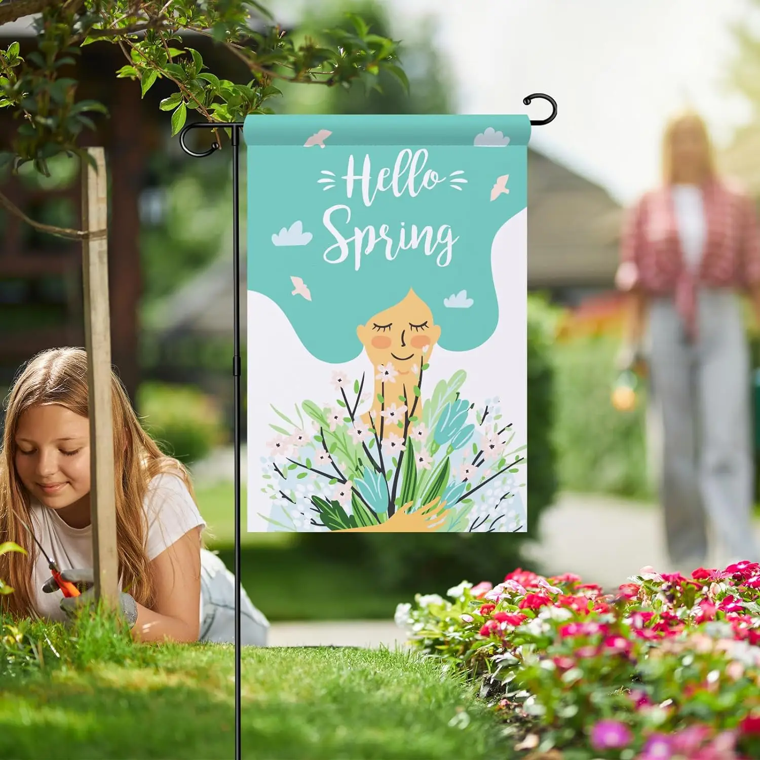 両面ブランプガーデンフラグ、DIYポリエステルバナー、屋内お - Yard Sign Blank のレビューと価格