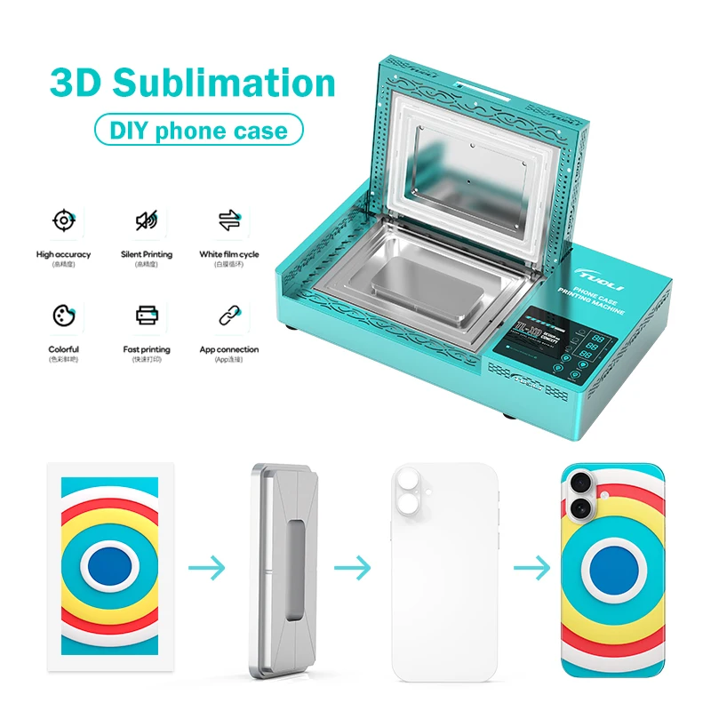 2026年発売予定のTuoLiメーカー製ホットプレス3D昇華 - Phone Case Blank Print のレビューと価格