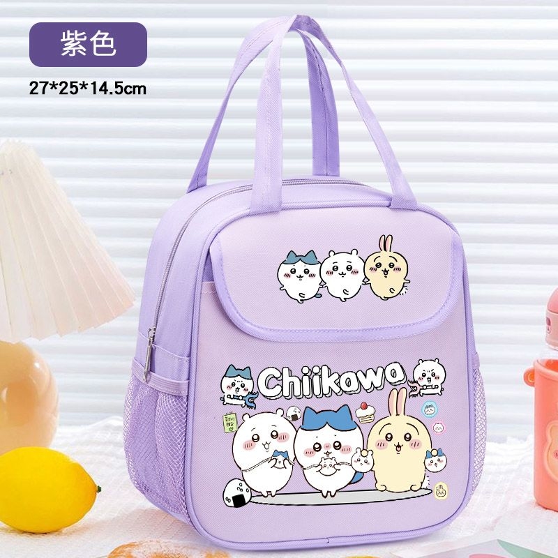 Chiikawa 断熱ランチバッグ かわいい漫画プリント 防 - Tote Bag Sublimation のレビューと価格