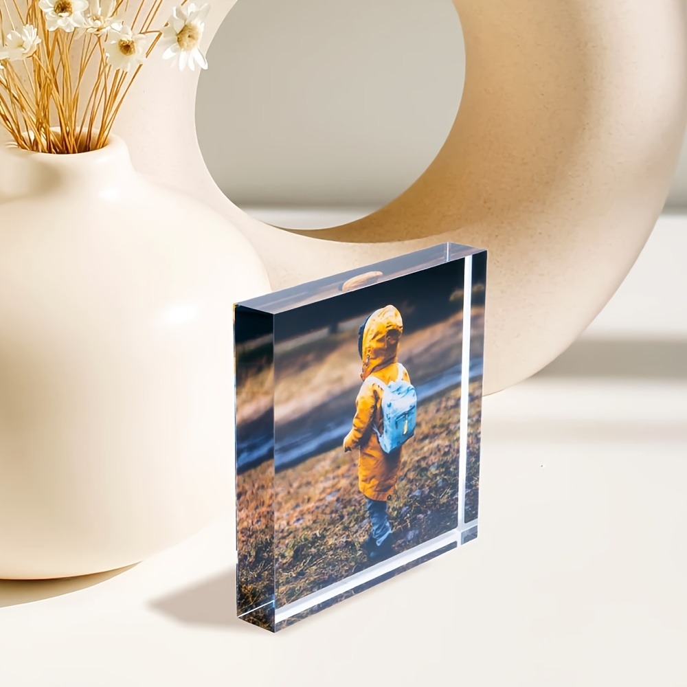 パーソナライズされた3Dアクリルフォトブロック - カスタム - Photo Acrylic Block のレビューと価格