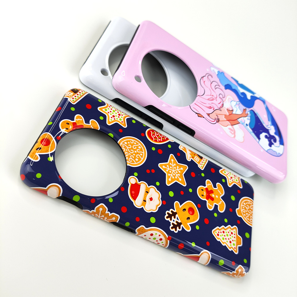 Fonlyu 5個入り コーティング済み 2 in 1 ブラ - Phone Case Blank Print のレビューと価格