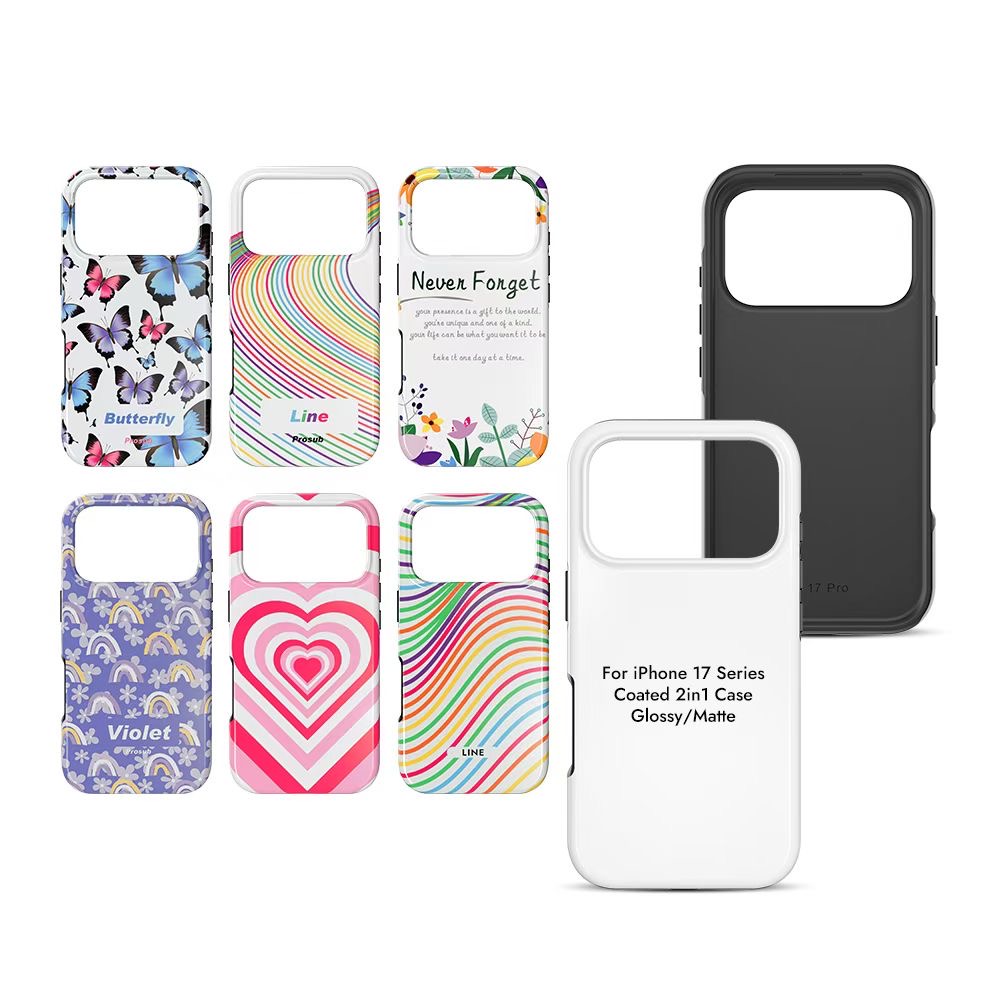 FONLYU 5個入り コーティング済み 2 in 1 ブラ - Phone Case Blank Print のレビューと価格
