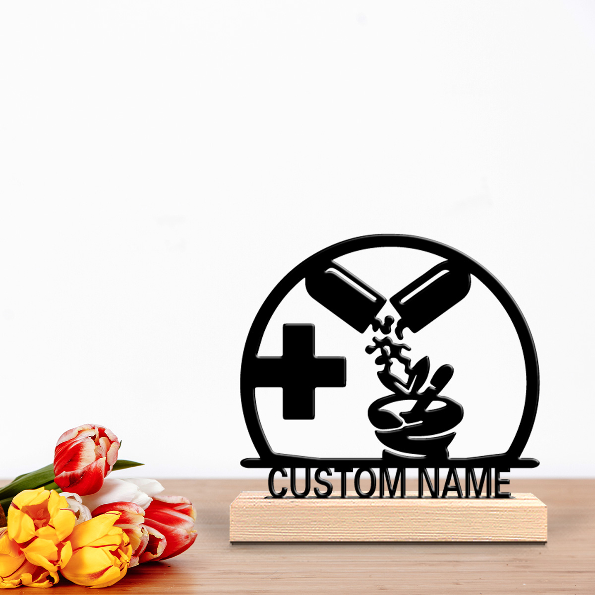 1個入り 新デザイン パーソナライズカスタム 薬剤師メタル像 - Metal Photo Panel のレビューと価格