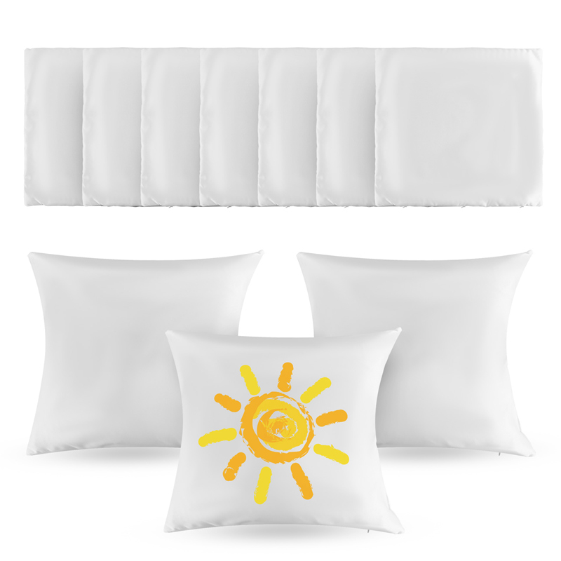 40X40 ホワイトプレーン昇華ブランク枕カバー クッション - Pillow Cover Sublimation のレビューと価格