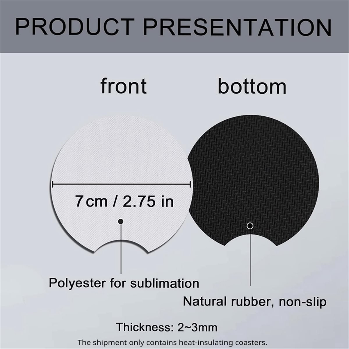 予算に優しい大量昇華型コースター - 300枚入り DIY円 - Coaster Sublimation Blank のレビューと価格