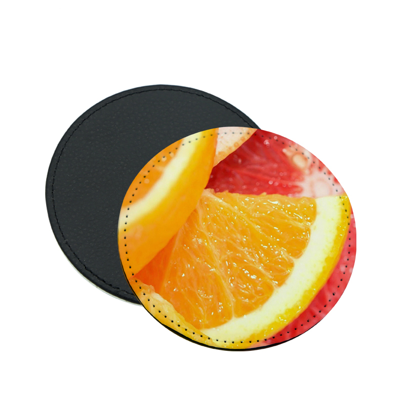 10 ピース/ロット新しいブランク昇華 PU レザーマグパッ - Coaster Sublimation Blank のレビューと価格