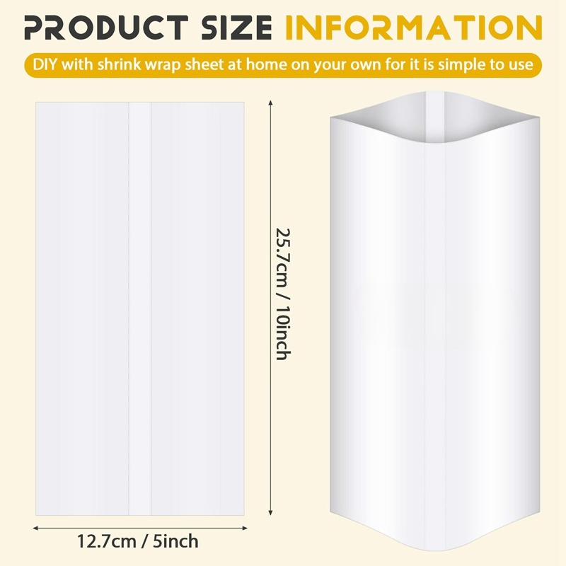 50/100 個の昇華シュリンクラップスリーブ – タンブラ - Sublimation Mug White のレビューと価格