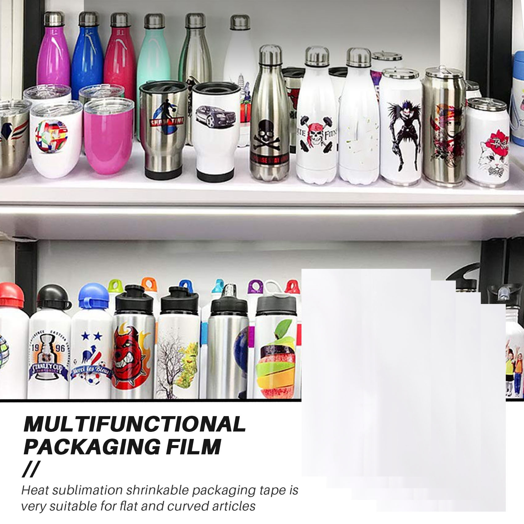 ABWP-8X12 インチ昇華シュリンクラップスリーブ、タン - Sublimation Mug White のレビューと価格
