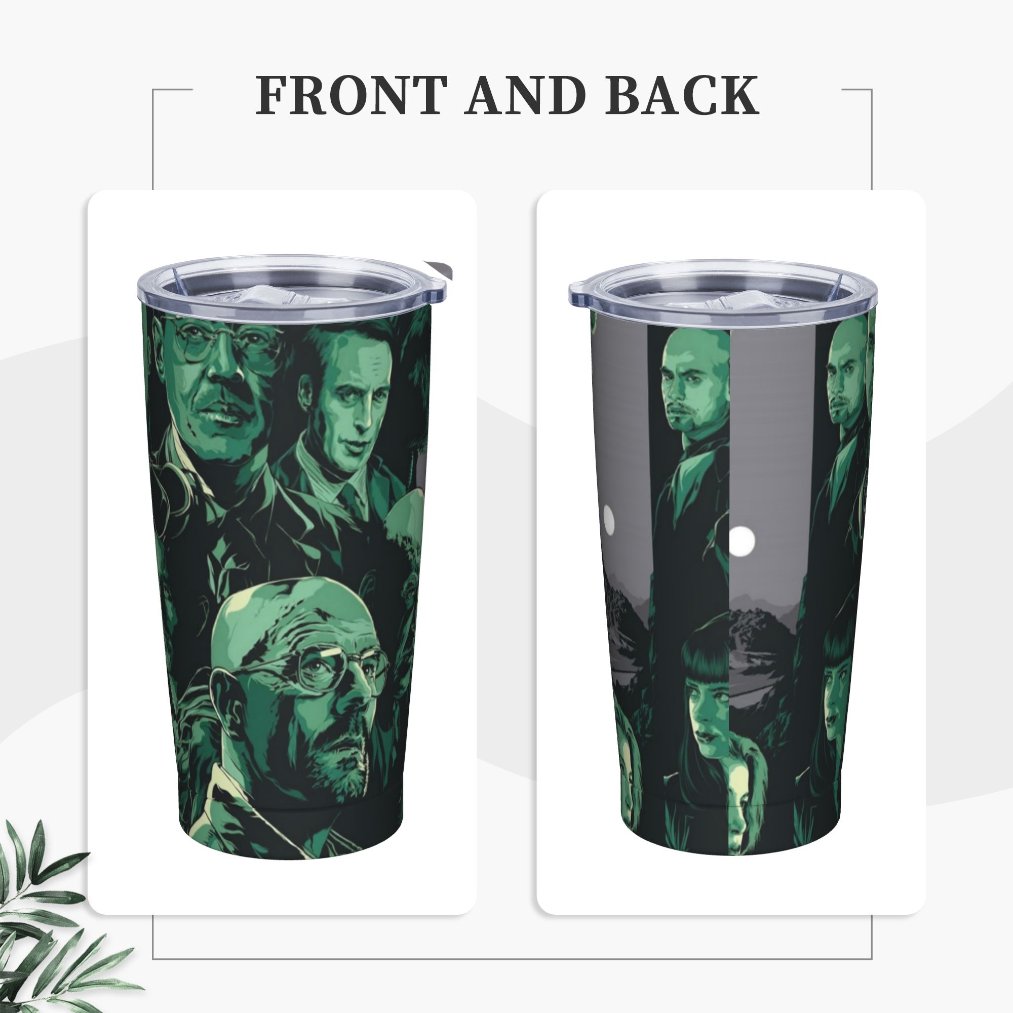 ブレイキング・バッド ウォルター・ホワイト 断熱タンブラー  - Tumbler 20Oz White のレビューと価格