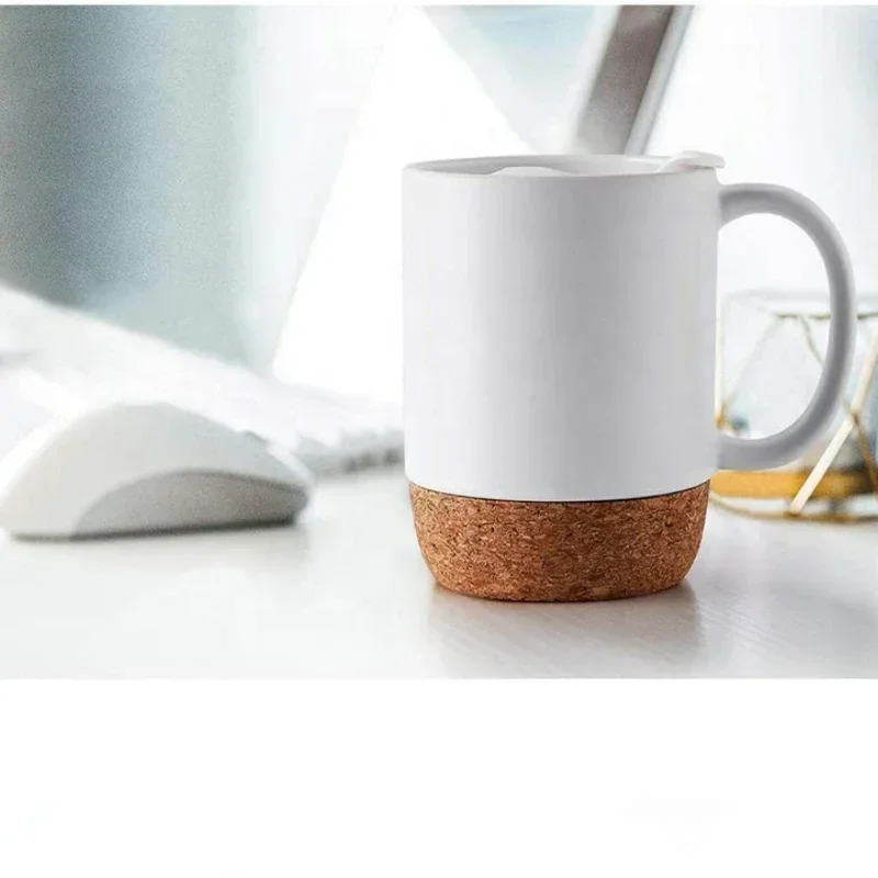 コルクベース付きコーヒーマグカップ 15オンス昇華マットプレ - Sublimation Mug White のレビューと価格