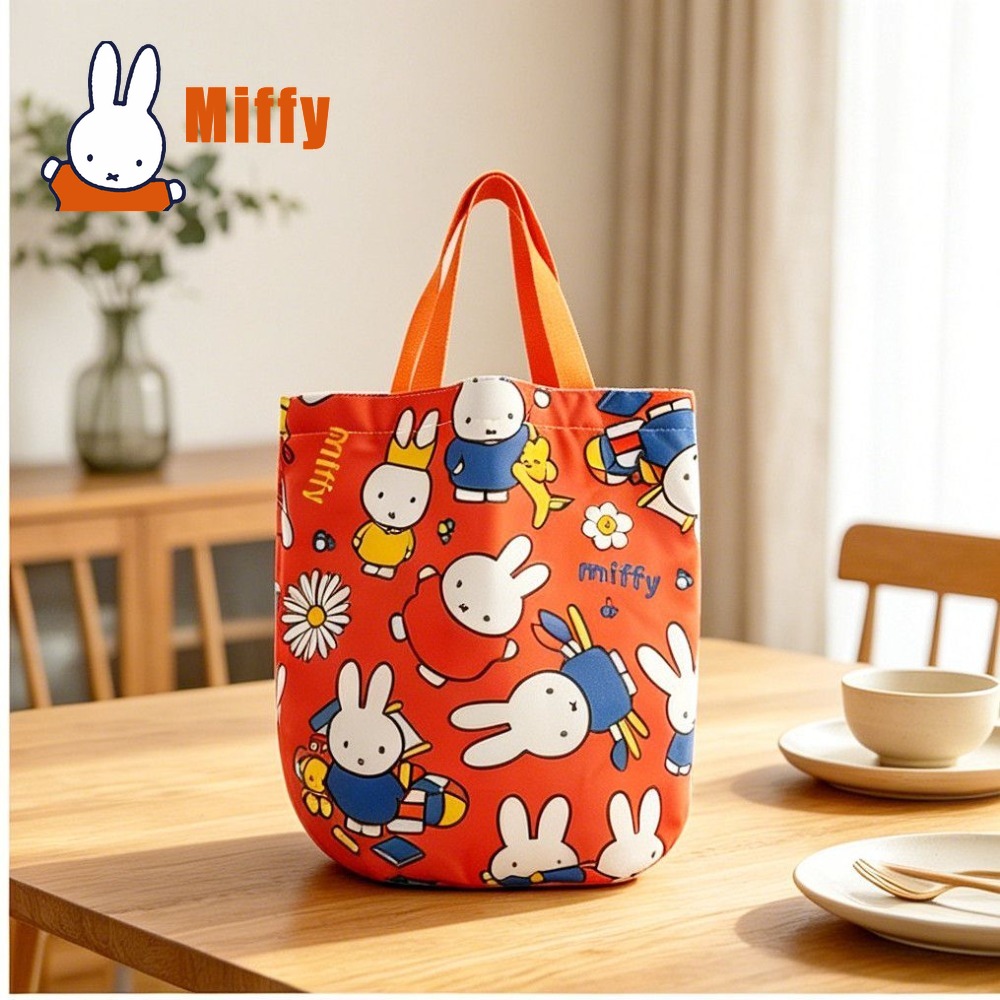 かわいいミッフィーランチバッグかわいいウサギサーマルトートバ - Tote Bag Sublimation のレビューと価格
