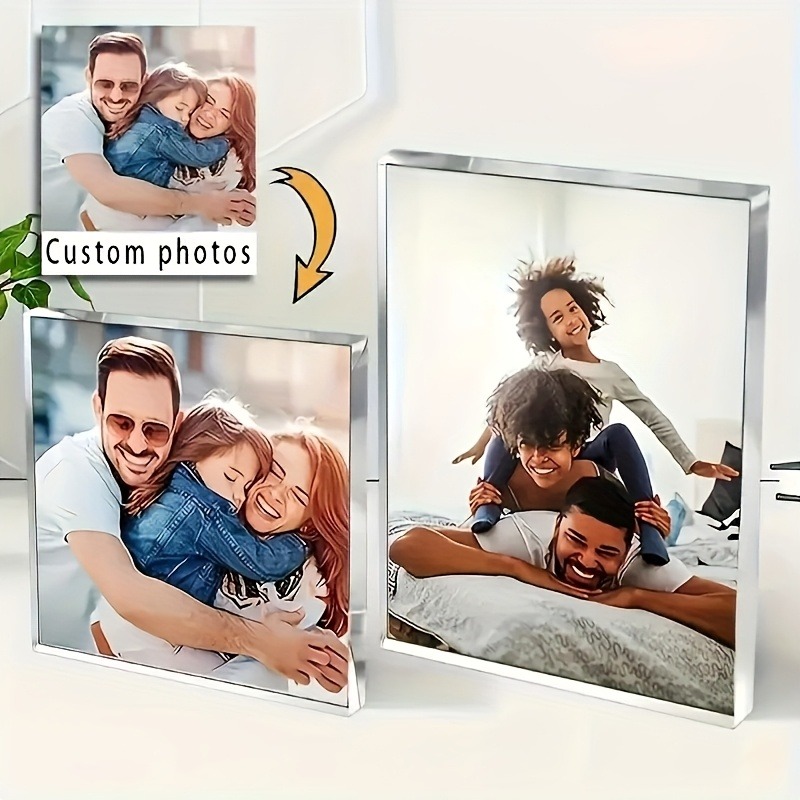 パーソナライズされたアクリルフォトブロック - エレガントな - Photo Acrylic Block のレビューと価格