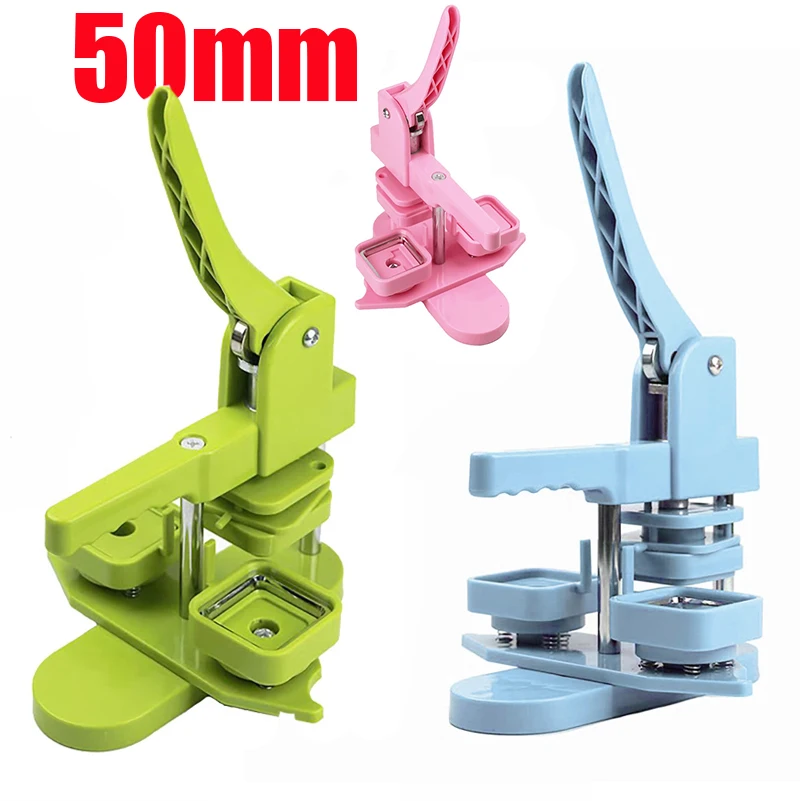 DIY 50mm角バッジマシン（100個のブランクバッジピン - Button Badge Blank のレビューと価格
