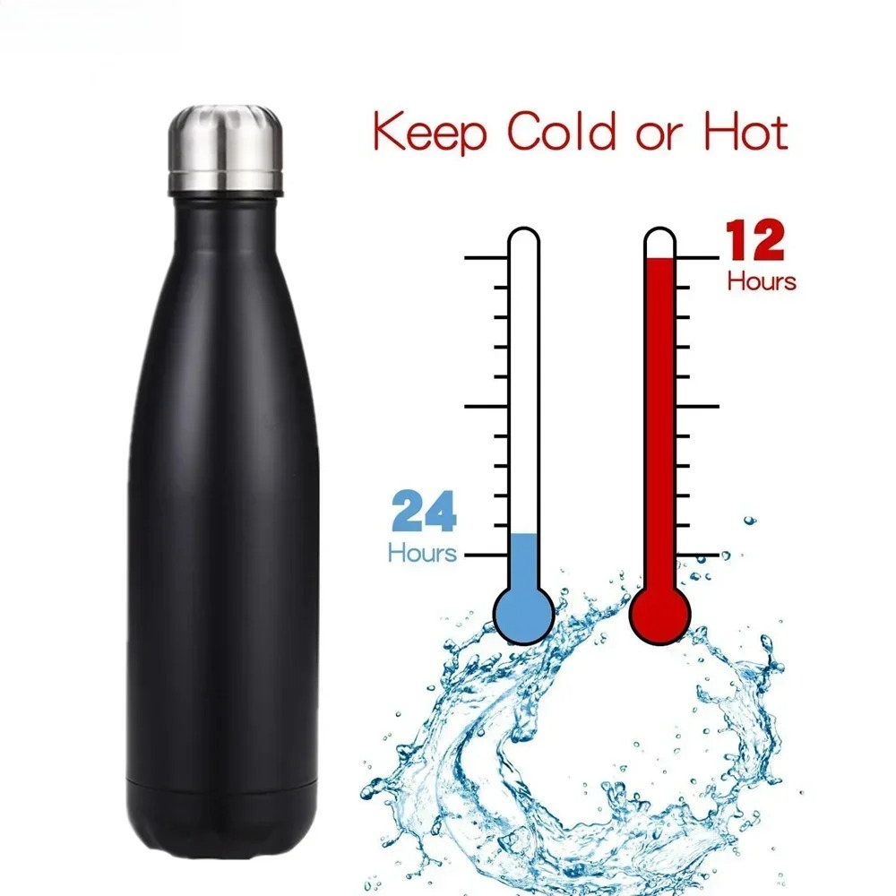350/500/750/1000ml ステンレス製真空断熱水 - Water Bottle Blank のレビューと価格