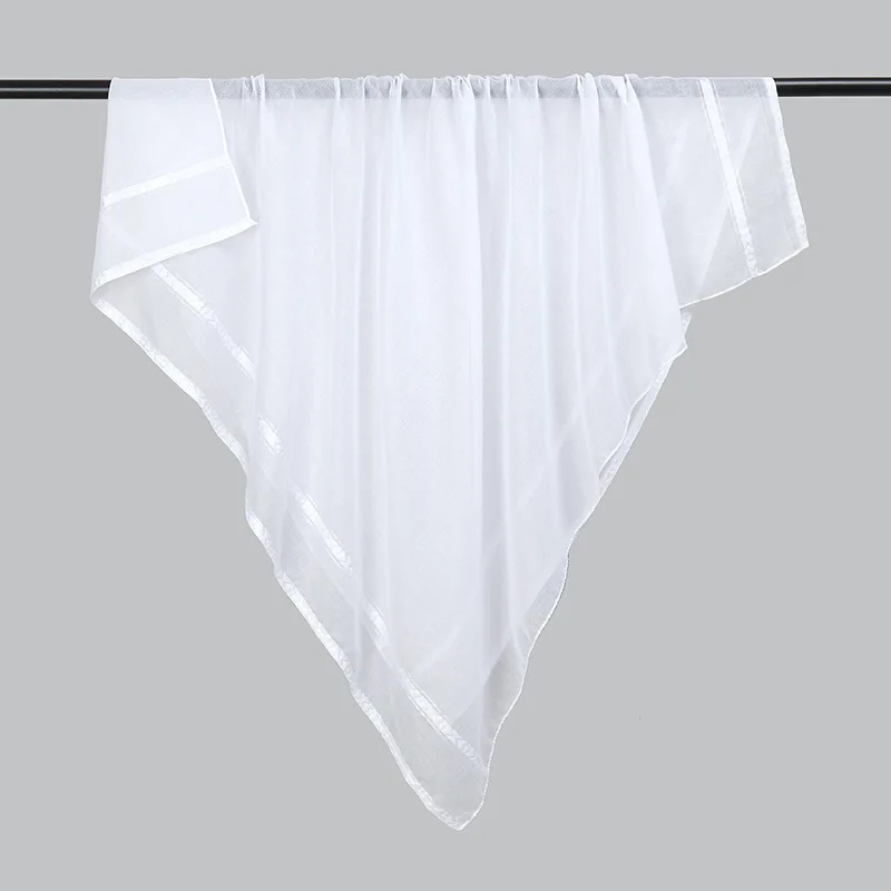 イスラム白正方形スカーフ男性 Shemagh アラブ帽子ヒジ - Bandana Blank White のレビューと価格
