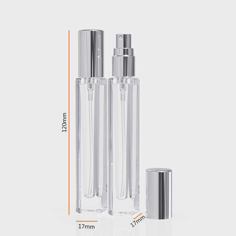 5個入りコロンアトマイザー空ボトル、10MLミニ香水ボトル、 - Water Bottle Blank のレビューと価格