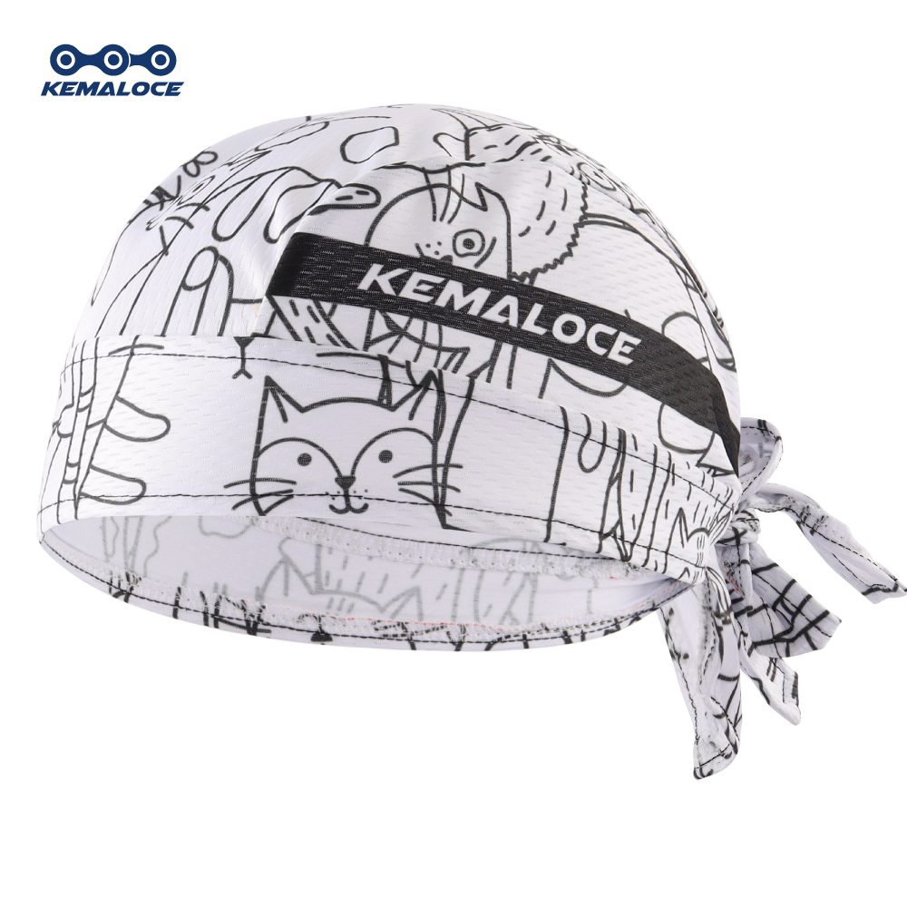 KAMALOCE UV 保護サイクリングキャップチーム男性夏 - Bandana Blank White のレビューと価格