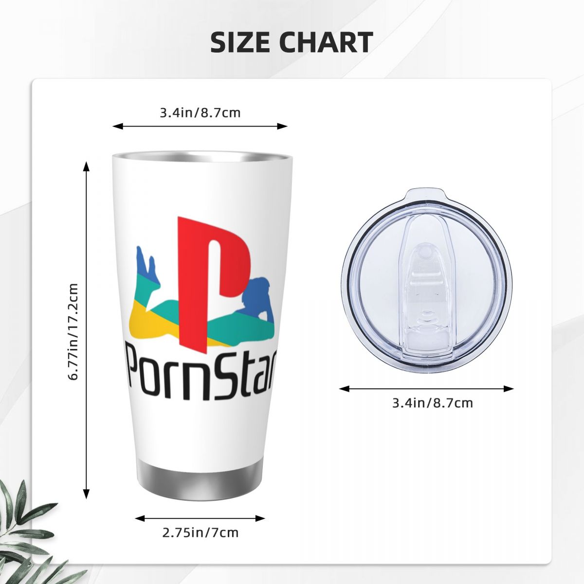PSプロンスター ホワイト ステンレススチール タンブラー  - Tumbler 20Oz White のレビューと価格