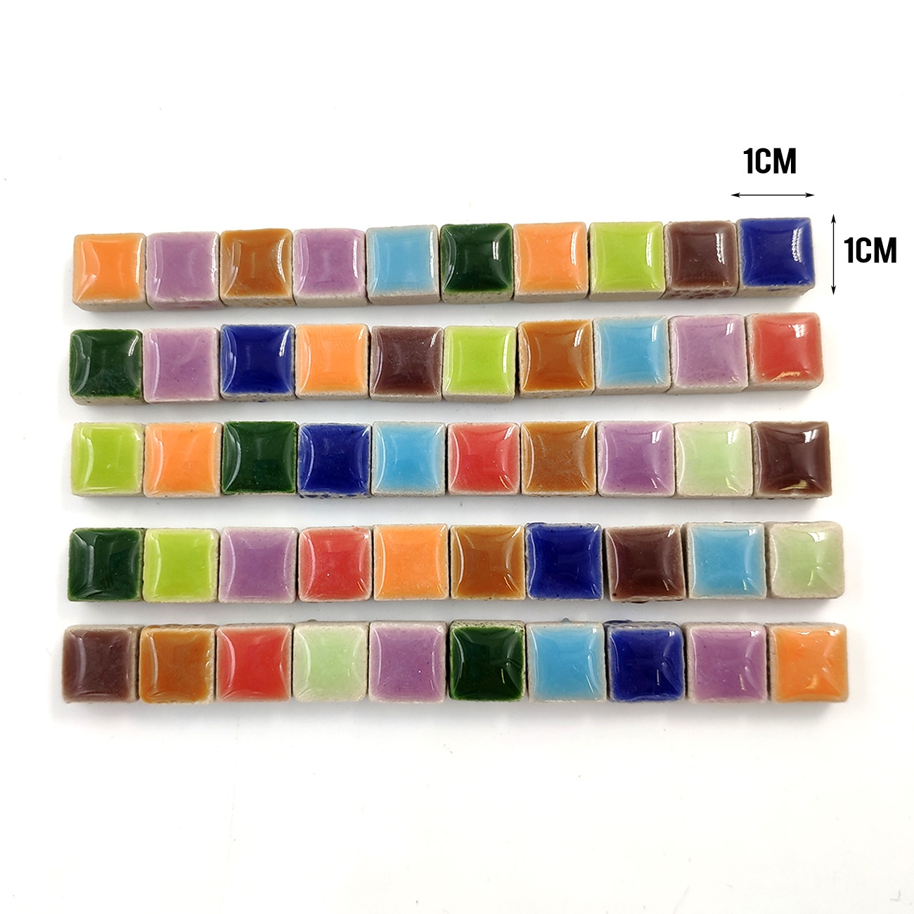 100 グラム DIY セラミックモザイクタイルガラスミラー - Ceramic Tile Blank のレビューと価格