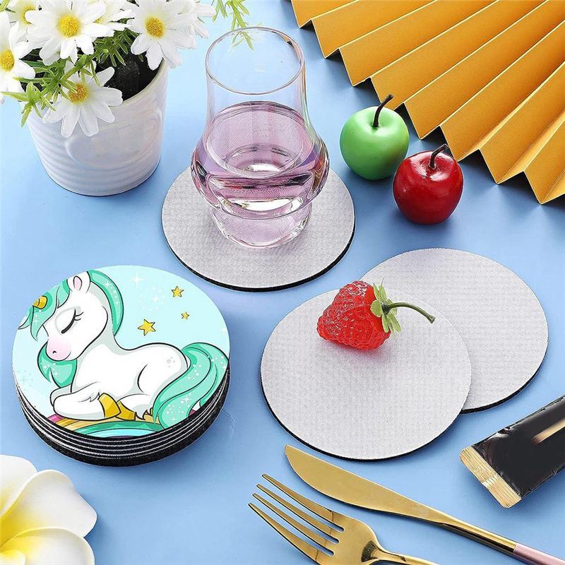 AB46-昇華ブランクコースター 昇華ラウンド熱転写カップマ - Coaster Sublimation Blank のレビューと価格