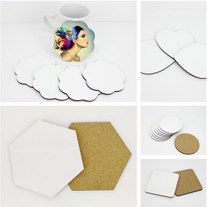 100 ピース/ロット DIY 昇華ブランクコースター木製断 - Coaster Sublimation Blank のレビューと価格