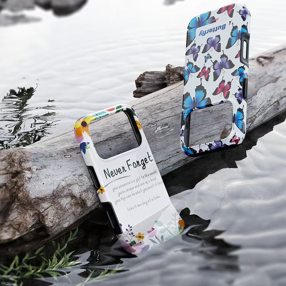 FONLYU コーティング済み 2in1 無地スマホケース  - Phone Case Blank Print のレビューと価格