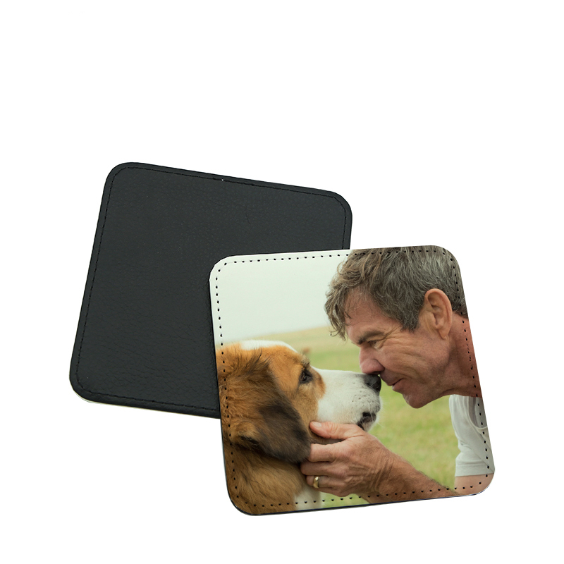 昇華用PUレザーマグパッド,コースター,ヒートプレス,印刷転 - Coaster Sublimation Blank のレビューと価格