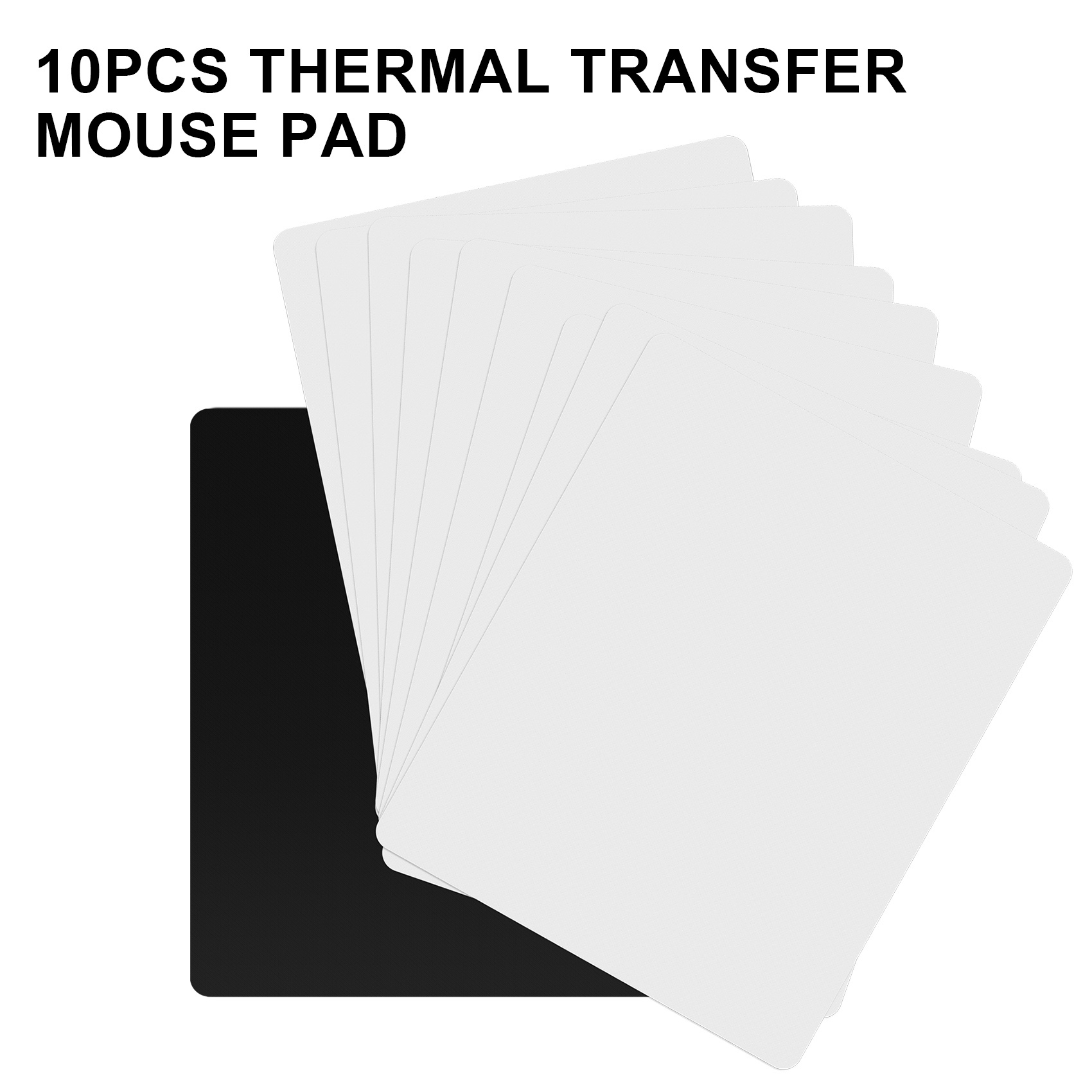 昇華転写熱プレス印刷工芸用の10個入りブランクマウスパッド - Mouse Pad Blank Sublimation のレビューと価格