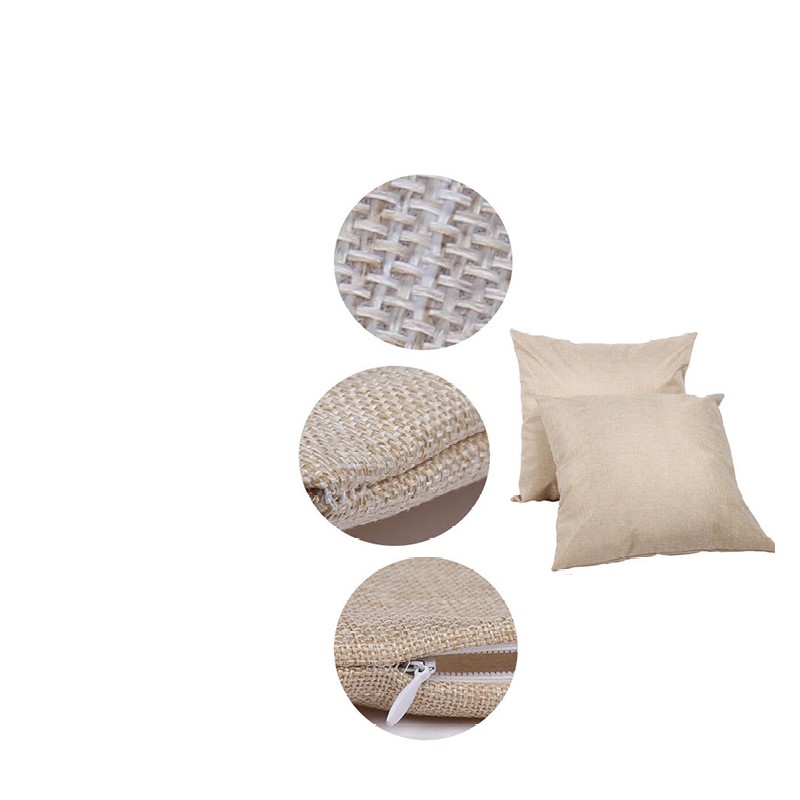 10 個昇華ブランク枕クッションリネンカバー大サイズ正方形ホ - Pillow Cover Sublimation のレビューと価格