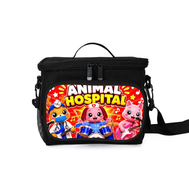断熱ランチバッグクーラートート動物病院漫画ランチボックス子供 - Tote Bag Sublimation のレビューと価格