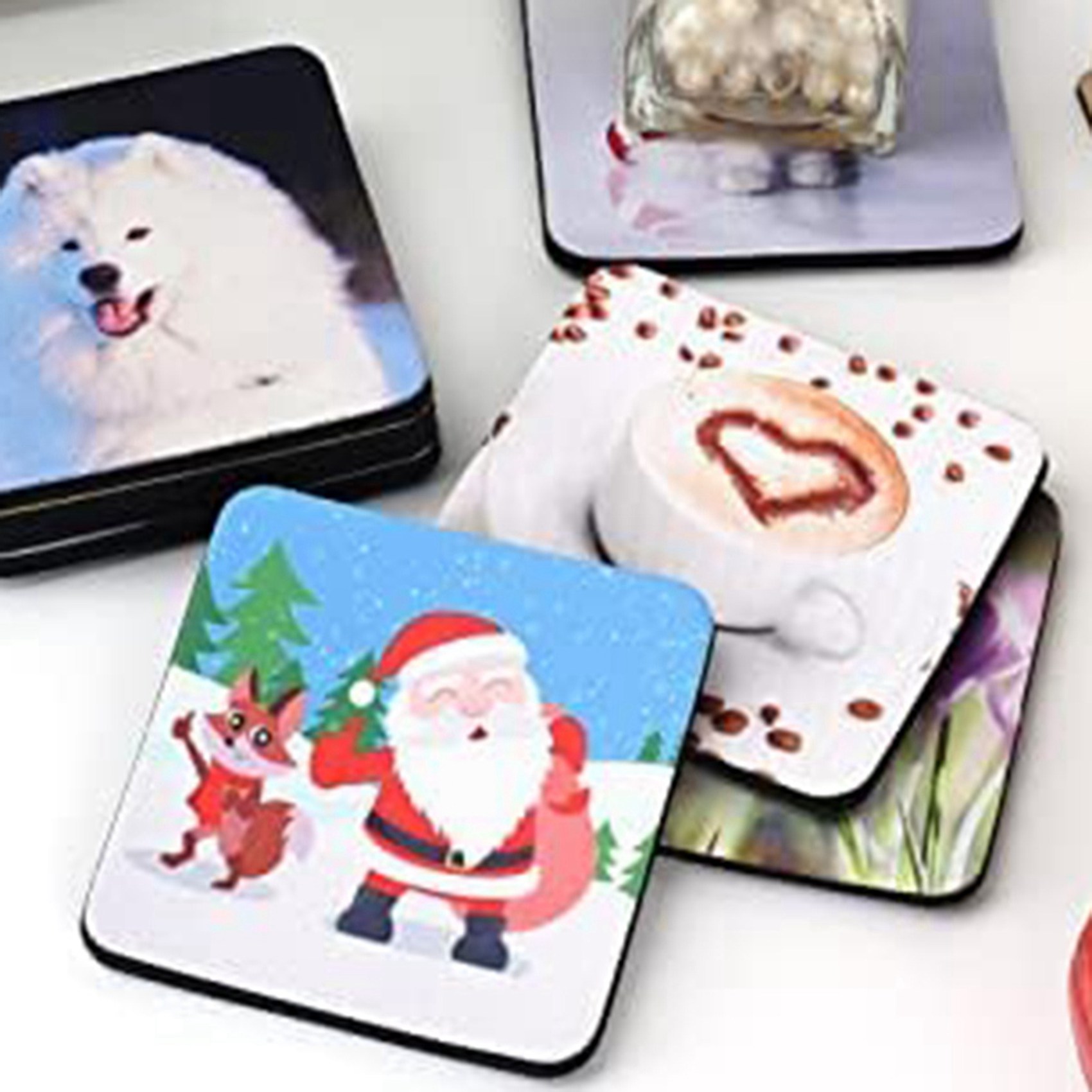 F-F 40個入り正方形昇華ブランクコースター、3.5 X  - Coaster Sublimation Blank のレビューと価格