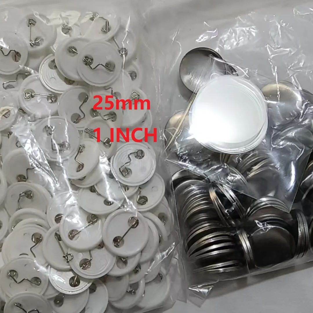 200セット 25mm 32mm 37mm 44mm 58m - Button Badge Blank のレビューと価格