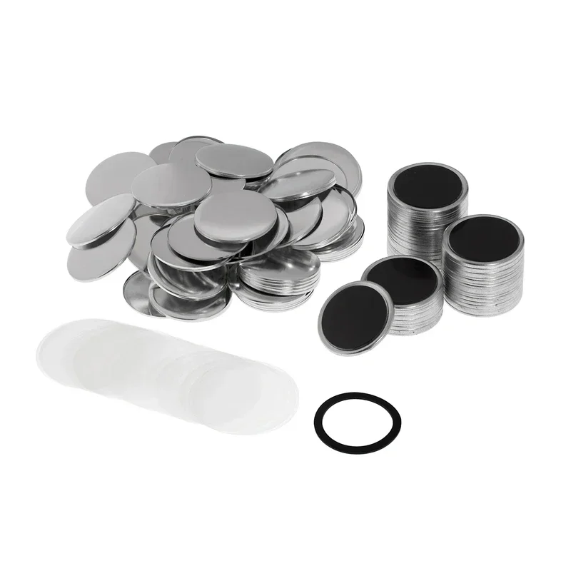 50/100 個 25-75 ミリメートルマグネット冷蔵庫バ - Button Badge Blank のレビューと価格
