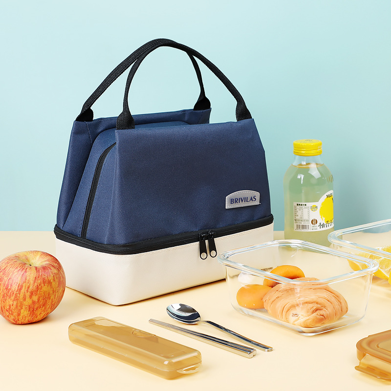 保温保冷二重構造アルミ箔入り防水カラーブロックポータブルラン - Tote Bag Sublimation のレビューと価格